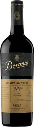 Beronia Reserva Edicion Autor 2019 Rioja Espagne